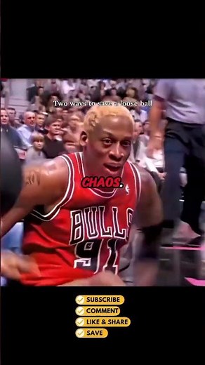 Dennis rodman rebounding highlights 🤯🏀 #viral #nba