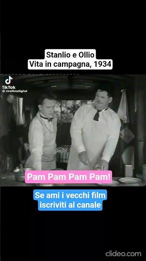 Vita in campagna Stanlio e Ollio Pam Pam #ceraunavoltailcinema #stanlioeollio #film #videodivertenti