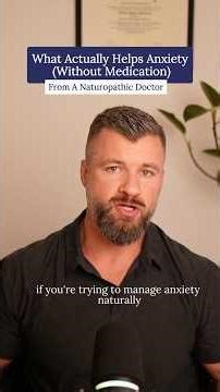 What Actually Helps Anxiety (Without Medication)