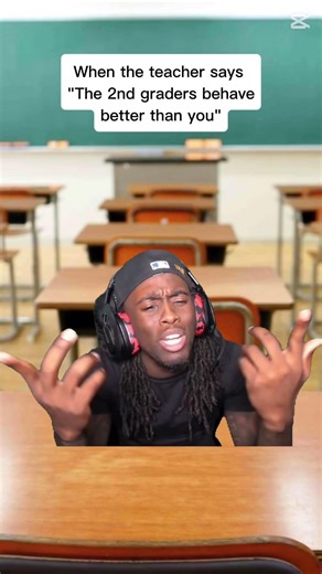 POV: me when the teacher compares us to second graders