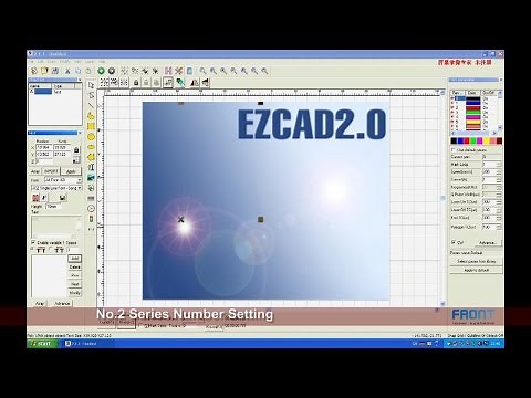 Fiber Laser Software Ezcad Operation With All Main Functions