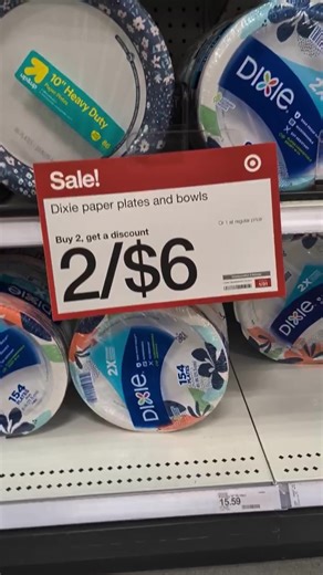 This target in store deal is still working. We’ve been scoring since yesterday and posted on telegram, instagram broadcast and Facebook. Get 2 paper plates for $6 Reg. $15.59 ‼️can end anytime