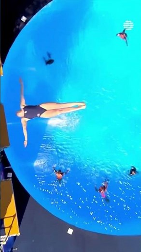 Molly Carlson’s Epic Reverse Dive at World Championships | #HighDive #Diving