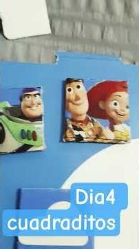 CUADRADITOS DIA 4 #CUADRADITOS #LORISSCRAPY #JOURNALY #TOYSTORY