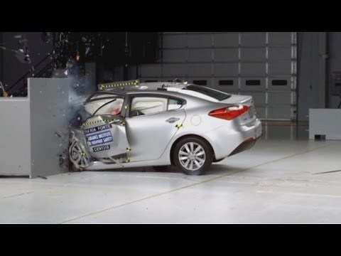 Terrifying car crashes: New crash test revealed by Insurance Institute for Highway Safety