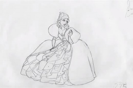 37K views · 1.6K reactions | Giselle animation from Enchanted by James Baxter | Traditional Animation | Facebook