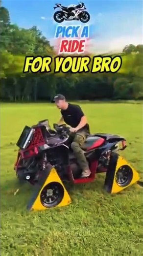 Pick a Ride for Your Bro 🏍️😍 #shorts #car #motorcycle #motorbike #offroad