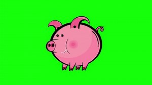 Pig Cartoon Animated Character Start Walking Stock Footage Video (100% Royalty-free) 3484786767 | Shutterstock