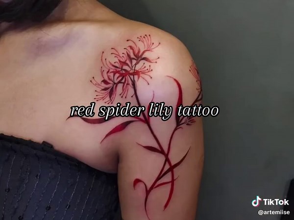 Red Spider Lily Tattoo: Aesthetic Meaning and Designs