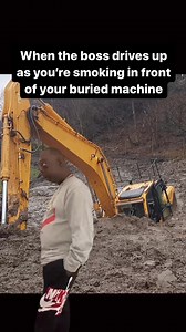 When the boss drives up and your smoking in front of your buried machine | Machinery Technology