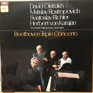 Beethoven - The Berlin Philharmonic Orchestra, David Oistrakh, Mstislav Rostropovich, Sviatoslav Richter, Herbert von Karajan - Triple Concerto