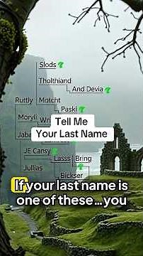 Tell Me Your Last Name Discover the origins and hidden meanings behind some of Ireland’s most iconic