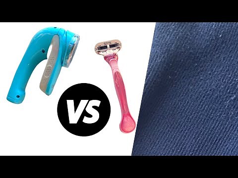 Sweater Shaver Vs. Razor. Which won?