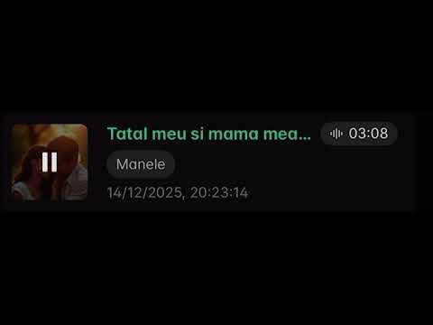 Pentru tatal meu si mama mea