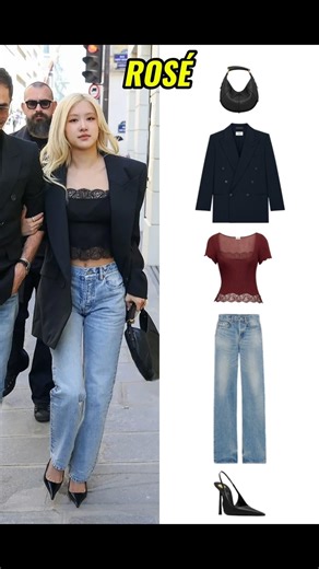 ROSÉ street style in Paris #rosé #blackpink #shorts