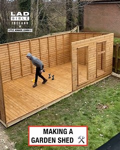 4.5M views · 7.4K reactions | Building a garden shed has never looked this satisfying! ️ | LADbible Ireland | Facebook