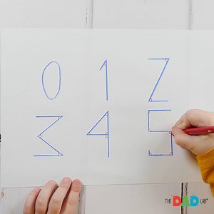 284K views · 2.7K reactions | We are getting to know angles with this quirky activity. I love how Alex's face lights up when he sees that a number of angles in each digit corresponds to its value #TheDadLab | TheDadLab | Facebook