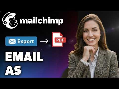 Wie man: Mailchimp E-Mail als PDF exportieren (Schnell & Einfach) 2026