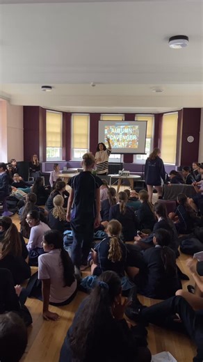 What better way to enter the half term break than with an autumn themed scavenger hunt! 🍂🍁 | RMS for Girls