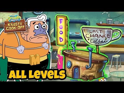 Spongebob krusty Cook - Off | Last Chance Coffee Complete - All Levels (Levels 1-80)