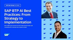 SAP BTP AI Best Practices: From Strategy to Implementation ✨ | Tania Dinnendahl