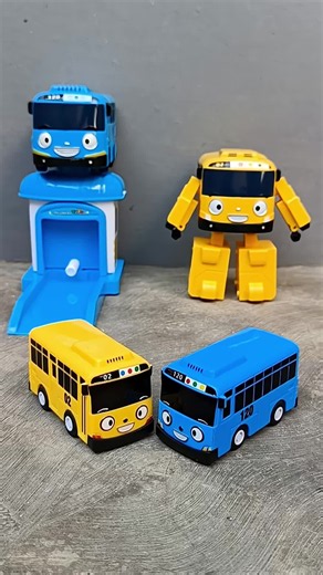 Tayo the Little Bus Garage Play: Tayo or Lani Bus?