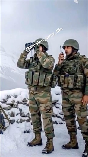 Funny Army Patrol in Snow | Indian Soldiers on Duty Cartoon”