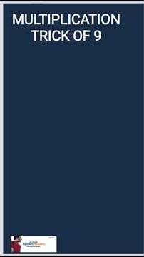 Multiplication Trick of 9 - How to multiply a number by 9 very fast.