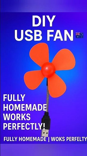 DIY Mini USB Fan 🇦🇺 | Fully Homemade & Useful Project