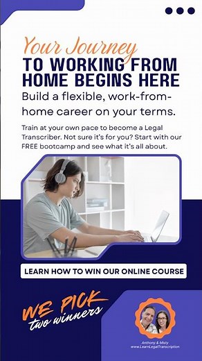 How to Become a Legal Transcriptionist from Home (FREE Bootcamp + $299 Course Giveaway)