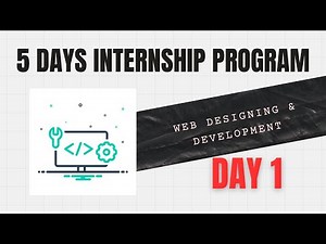 Day One - Free Internship - Web Designing & Development
