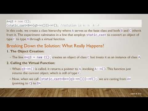Understanding static_cast in C+ + : The Magic Behind Different Classes