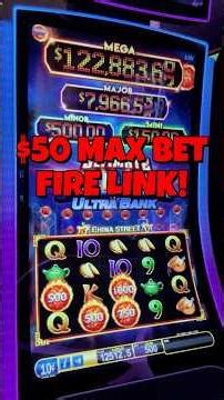Fire Link $50 MAX BET! #firelink #casino #highlimitslots