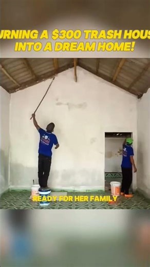 Turning a $300 Trash House into a Dream Home!#HomeRenovation #Transformation #FamilyHome #foryou