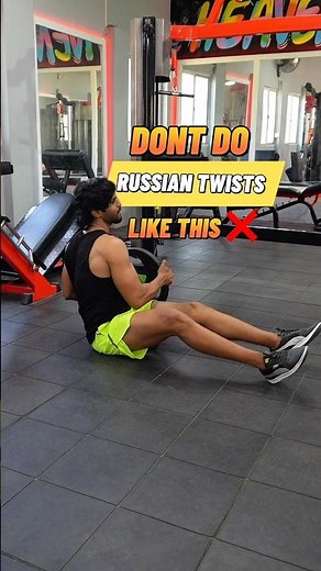 How To do Russian twists properly 🔀