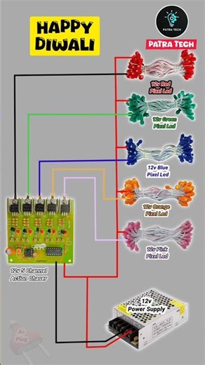 Chaser Light Controller || Running Led Chaser || Led Chaser #shorts #shortsvideo