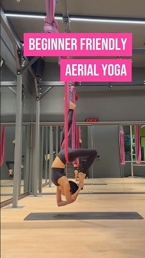 Easy Aerial Yoga Flow For Beginners || King Pigeon Pose (Eka Pada Rajakapotasana)