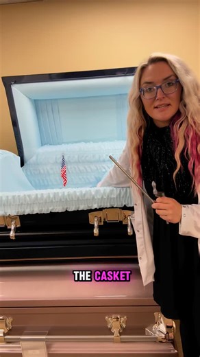 Lauren the Mortician on Instagram: "Casket Keys are a little magical ⚰️ #mortician #funeralhome #casket #educational ✨ how we raise and lower the deceased in the casket. Funeral home behind the scenes."