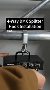 4-Way DMX Splitter Hook Installation #PoE#LightingControl #StageLighting #DMX #LightShow#pknight #LightingSetup#EventLighting #StageTech #LightControl #ProLighting #LightingTips #StageGear #lightinglife#automobile #xlrcable #dmxsignal #rankcase | Pknight Tech