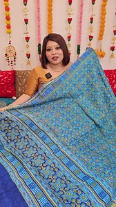 #cotton #chanderi #blockprint #sarees wp- 7600686628 | Aushima's Collection