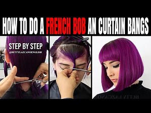 How to do an easy French bob at home ‪@bettylazcanoenglish‬