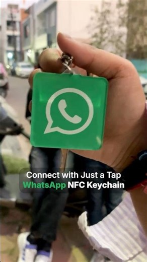 This Keychain Connects Your WhatsApp in 1 Tap 🤯