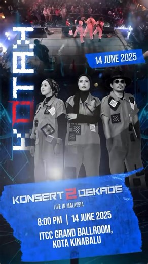 KOTAK BAND Live in Kota Kinabalu❗️ 🗓️Tarikh: 14 Jun 2025 📍 Lokasi: ITCC, GRAND BALLROOM, KOTA KINABALU TEKAN LINK DI BIO ns_showconnects UNTUK DAPATKAN TIKET ANDA! Mari cipta malam yang penuh kenangan! #Konsert2Dekade #KOTAK #MarcelloTahitoe #LivelnMalaysia | Kupikupifm Sabah