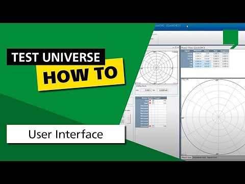 Test Universe User Interface