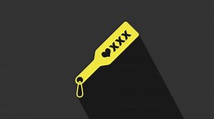 Yellow Spanking Paddle Icon Isolated On Stock Footage Video (100% Royalty-free) 1083985522 | Shutterstock