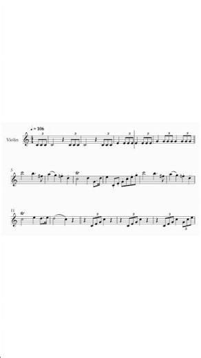 Wedding March - Mendelssohn | Violin Sheet Music #sheetmusic #shots #violin