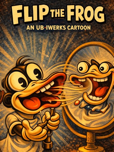 Ever seen a cartoon from 1932? Meet Flip the Frog in Funny Face — a wild piece of early animation created by legendary animator Ub Iwerks, the man who helped create Mickey Mouse before starting his own studio. These early cartoons were pure creative chaos — stretchy characters, surreal gags, and the rubber-hose animation style that defined the early days of sound cartoons. We’re showing the first 3 minutes here, but the full cartoon is now playing on our YouTube channel. 📺 Watch the full episod