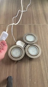 Under Cabinet Lighting Dimmable LED Puck Lights,Recessed Mount,12V Low Volt,60mm Cutout Haolgen Bulb Replace,Small Puck Light Plug in for Curio,Book Case,Display Shelf,6000k Cold White,6pcs