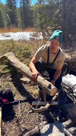 The struggles of starting a fire with a bow drill #bowdrill #survivalskills | Nature Daddy