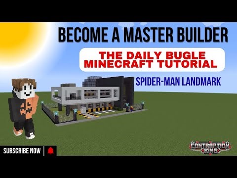 Become a Master Builder: The Daily Bugle Minecraft Tutorial (Spider-Man Landmark!)